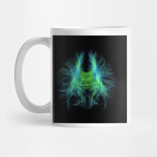 Brain fibres, DTI MRI scan (C017/7099) Mug